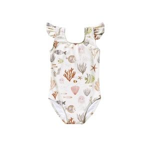 Rylee & Cru Frill Swimsuit
